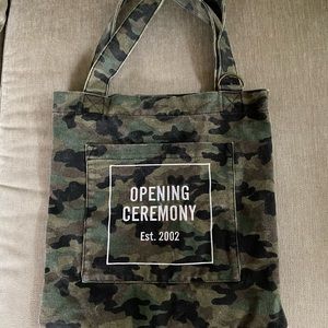 Opening Ceremony Camo Tote